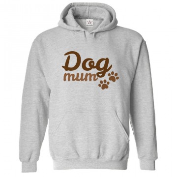 Dog Mum Classic Womens Kids and Adults Pullover Hoodie For Dog Lovers								 									 									